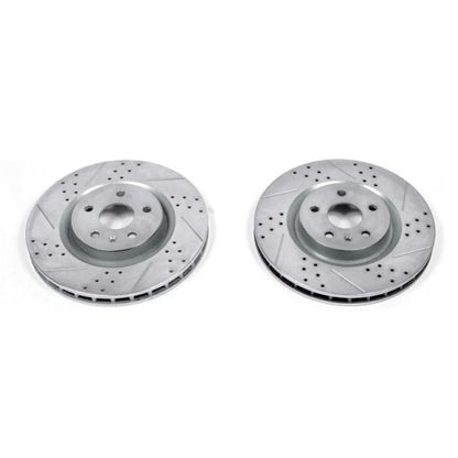 PowerStop Power Stop 12-13 Buick Regal Front Evolution Drilled & Slotted Rotors - Pair