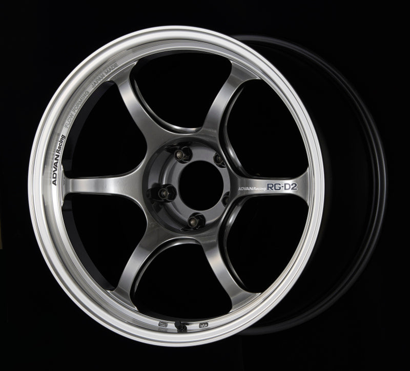 Advan RG-D2 18x8.5 +37 5x114.3 Machining and Racing Hyper Black Wheel