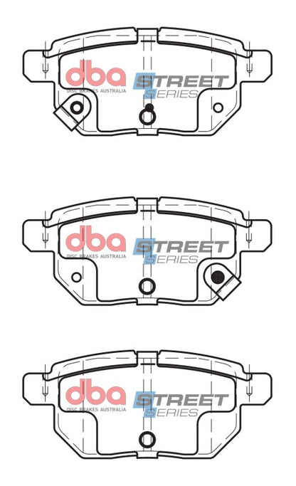 DBA 11-16 Lexus CT200h B Type/E Type Street Series Rear Brake Pads