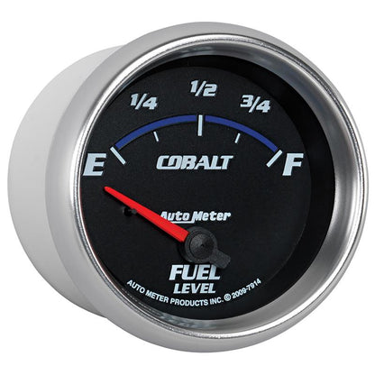 Autometer Cobalt 66.7mm 0-90 ohms Fuel Level Gauge