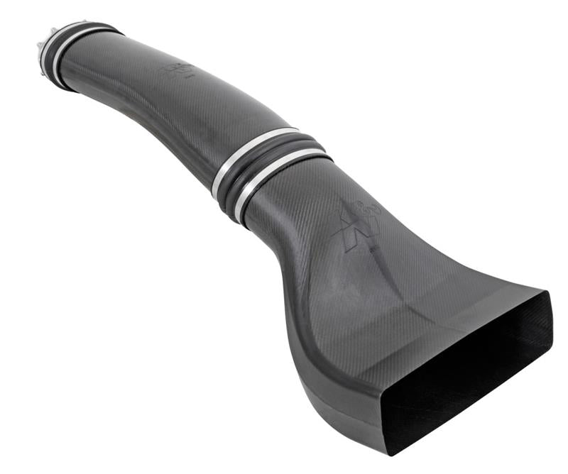 K&N Engineering K&N Universal NHRA Pro Stock Custom Racing Carbon Fiber Intake Tubes w/ Billet Throttle Body Adapter