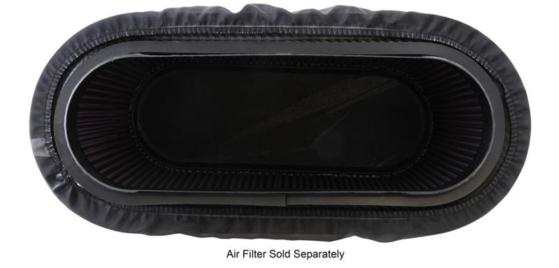 K&N Engineering K&N Air Filter Wrap - Black - 4.313in Base ID x 4.75in Top ID x 6.75in H