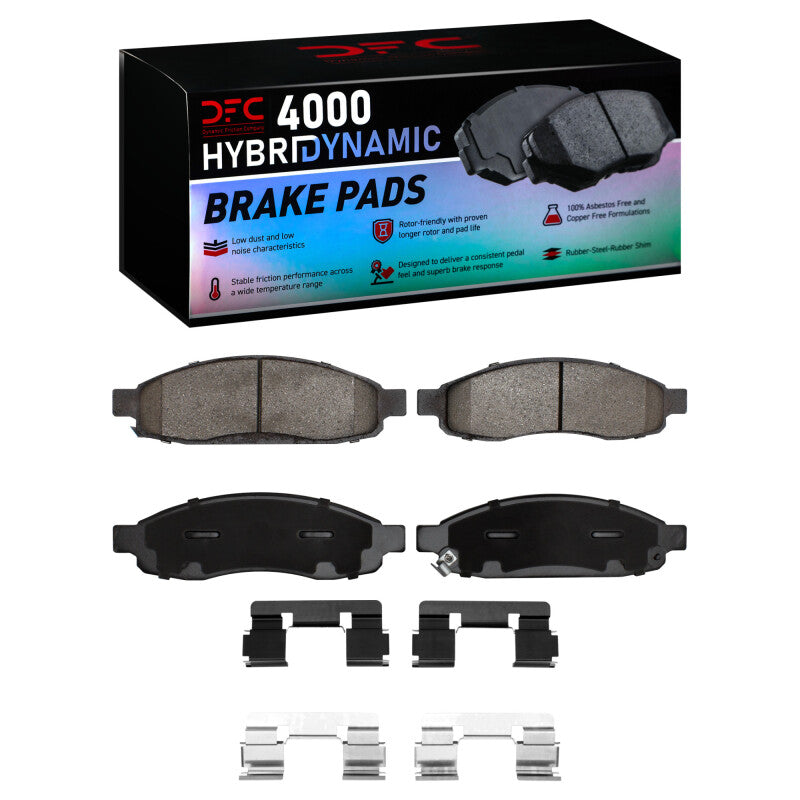 DFC 04-07 Infiniti QX56 Front 4000 HybriDynamic Brake Pads and Hardware Kit