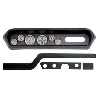 Autometer 64-65 Pontiac GTO/Lemans 6 Gauge Direct Fit Dash Kit 3-3/8in x2 / 2-1/16in x4 - Ultra-Lite