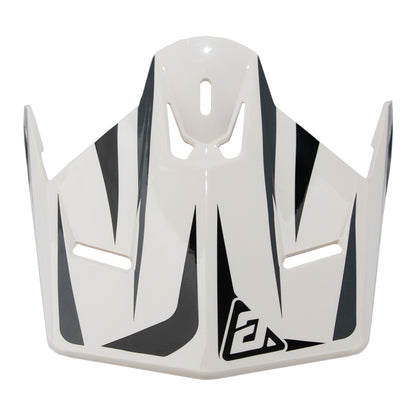 Answer 26 AR1 Mototown Glossy Visor - White/Grey/Black