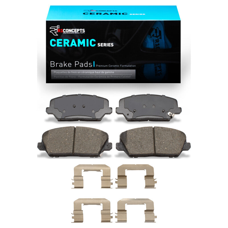 R1 Concepts R1 14-18 Kia Forte Front Ceramic Pads & Hardware Kit