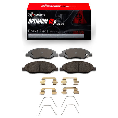 R1 Concepts R1 07-17 Nissan Tiida (Mexico) Front Optimum OE Brake Pads & Hardware Kit