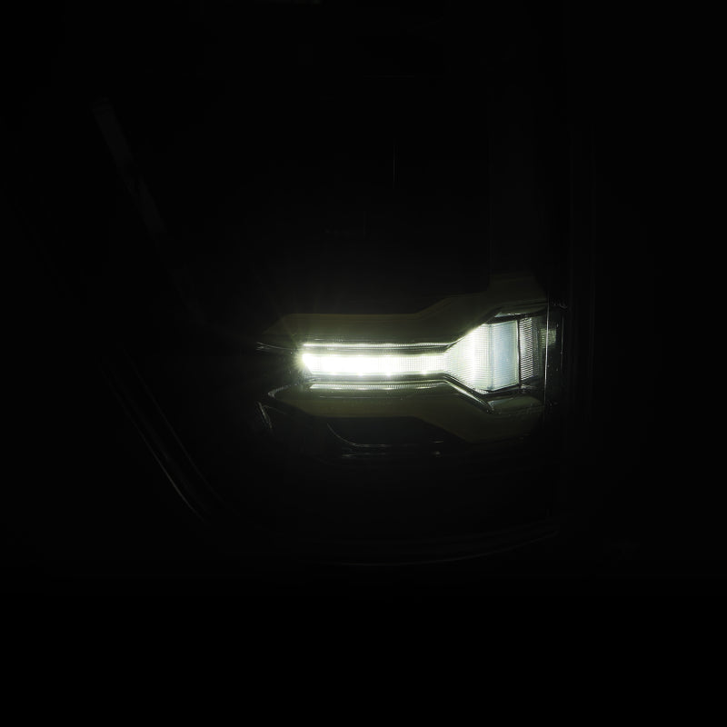 AlphaRex 21-23 Ford F-150 LUXX LED Taillights - Alpha-Black w/ BLIS