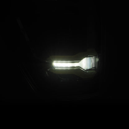 AlphaRex 21-23 Ford F-150 LUXX LED Taillights - Alpha-Black w/ BLIS