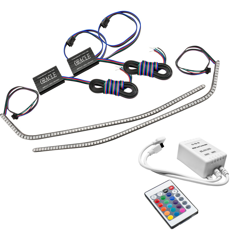 ORACLE Lighting Oracle 16-21 Chevy Camaro Surface Mount DRL Modules - ColorSHIFT w/ Simple Controller