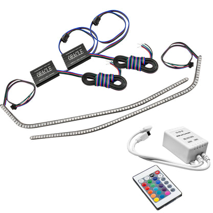 ORACLE Lighting Oracle 16-21 Chevy Camaro Surface Mount DRL Modules - ColorSHIFT w/ Simple Controller