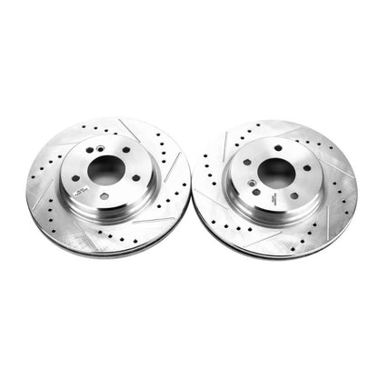 PowerStop Power Stop 05-06 Chrysler Crossfire Rear Evolution Drilled & Slotted Rotors - Pair