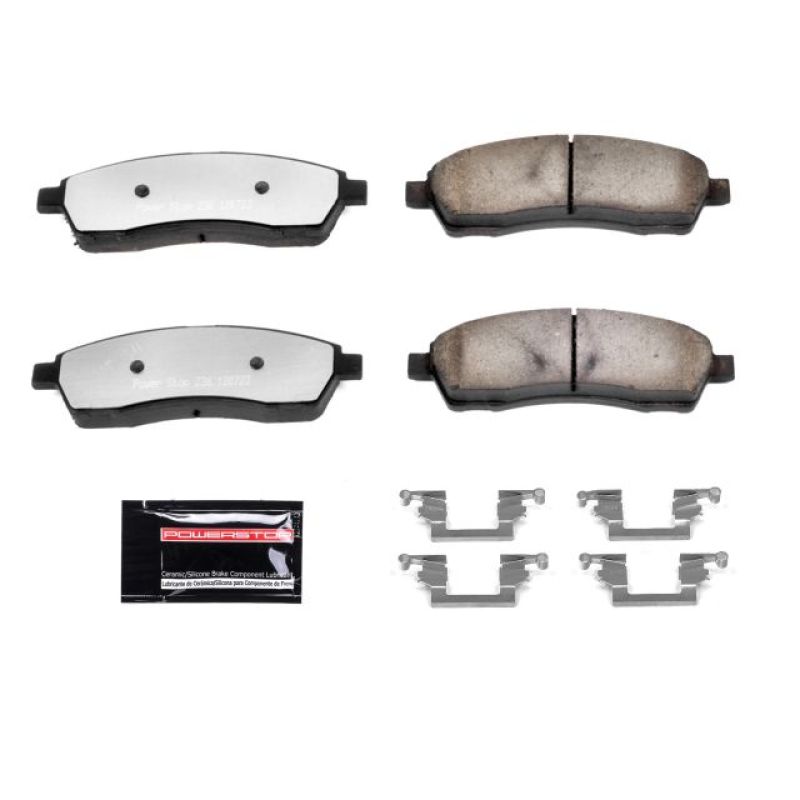 PowerStop Power Stop 00-05 Ford Excursion Rear Z36 Truck & Tow Brake Pads w/Hardware