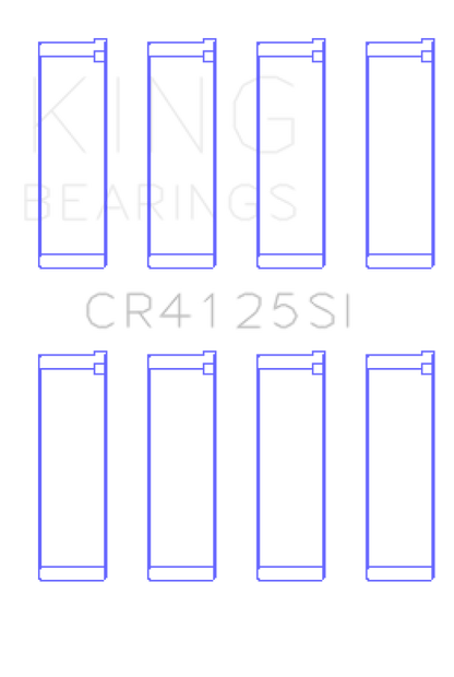 King Engine Bearings King Subaru EJ20/EJ22/EJ25 (Including Turbo) Silicone Bi-Metal Alum Rod Bearing Set - Size STD