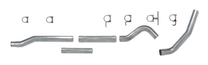 Diamond Eye Performance Diamond Eye KIT 4in Catback MFLR RPLCMENT PIPE SGL AL: 03-07 FORD 6.0L F250/F350 (Extended Cab Only)