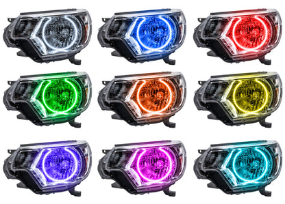 ORACLE Lighting Oracle Toyota Tacoma 12-15 Halo Kit - ColorSHIFT w/o Controller