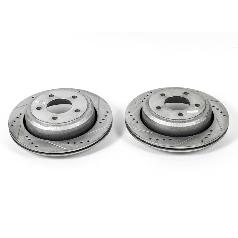 PowerStop Power Stop 10-11 Ford Ranger Rear Evolution Drilled & Slotted Rotors - Pair