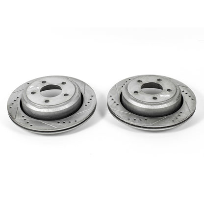 PowerStop Power Stop 10-11 Ford Ranger Rear Evolution Drilled & Slotted Rotors - Pair