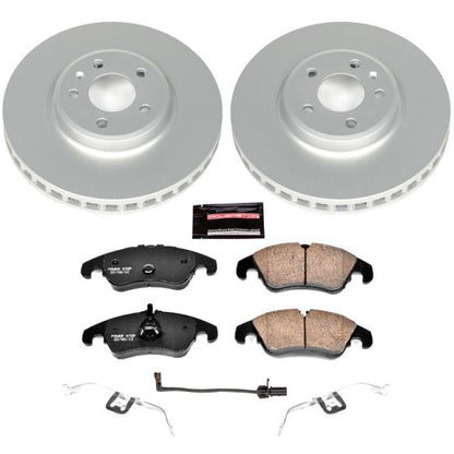 PowerStop Power Stop 09-11 Audi A4 Front Z23 Evolution Sport Coated Brake Kit
