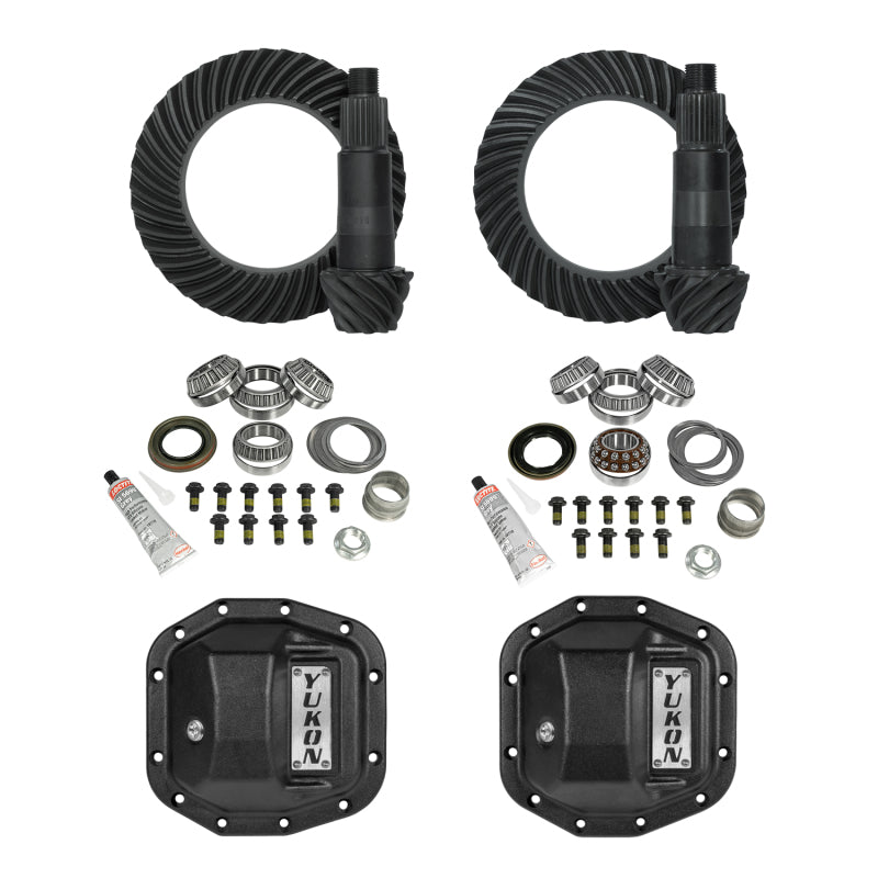 Yukon Gear & Axle Yukon Gear High Stage 2 Jeep JL Re-Gear Kit w/Covers Dana 30/35 4.88 Ratio 24 Spline