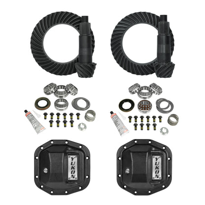 Yukon Gear & Axle Yukon Gear High Stage 2 Jeep JL Re-Gear Kit w/Covers Dana 30/35 4.88 Ratio 24 Spline