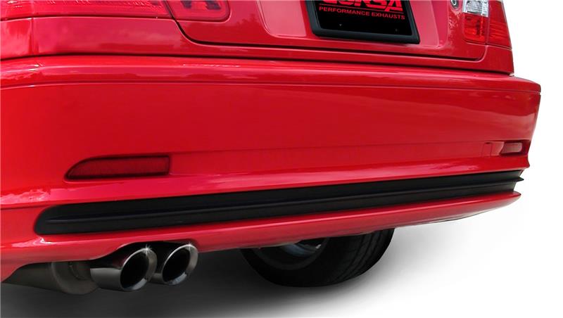 CORSA Performance Corsa 2001-2006 BMW 325i/ci Convertible E46 Black Sport Axle-Back Exhaust