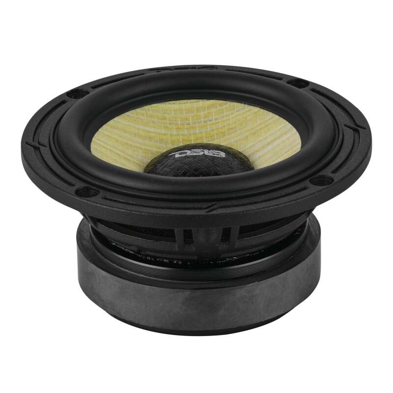DS18 Deluxe Quality 3.5in Speaker 60 Watts RMS 4 ohm Yellow Straw + Composite Foam Cone Full Range