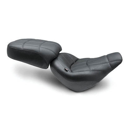 Mustang Motorcycle Mustang 18-21 Harley Street Bob Standard Touring Solo Seat Cube - Black