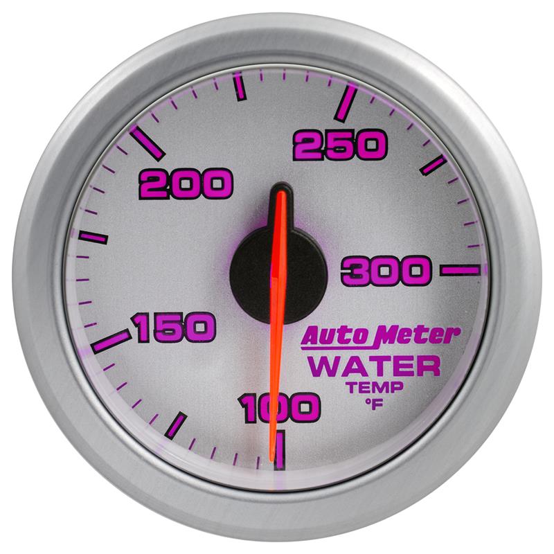 Autometer Airdrive 2-1/6in Water Temperature Gauge 100-300 Degrees F - Silver
