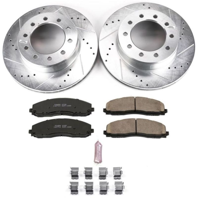 PowerStop Power Stop 2016 Ford F-350 Super Duty Front Z23 Evolution Brake Kit
