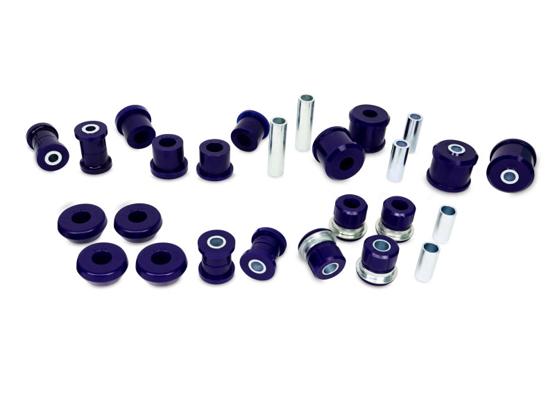 SuperPro 90-97 Mitsubishi Montero LS Control Arm & Trailing Arm Bushing Kit - (60mm Trailing Arm)