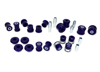 SuperPro 90-97 Mitsubishi Montero LS Control Arm & Trailing Arm Bushing Kit - (60mm Trailing Arm)