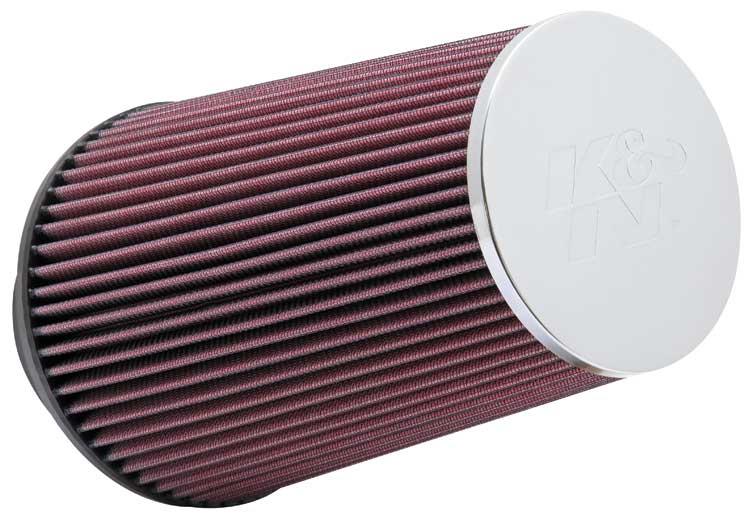 K&N Engineering K&N Universal Chrome Filter 3 1/2 inch ID FLG / 6 inch Bottom / 4 1/2 inch CR / 9 inch Length