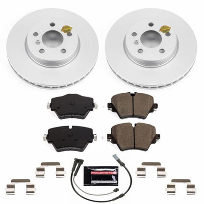 PowerStop Power Stop 2019 Mini Cooper Clubman Front Z23 Evolution Sport Coated Brake Kit