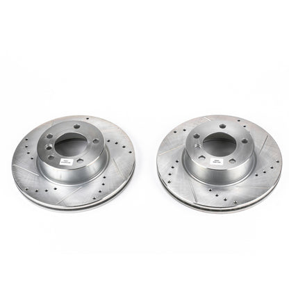 PowerStop Power Stop 08-13 BMW 128i Front Evolution Drilled & Slotted Rotors - Pair
