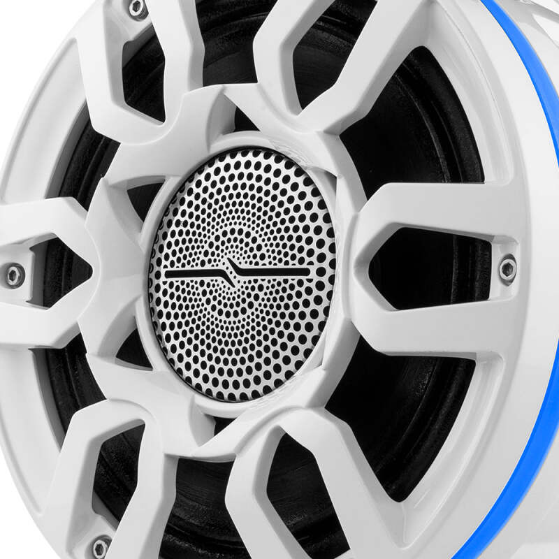DS18 Compact Pro Towers 8in 250 Watts RMS RGB LED Lights PRO-HY8.4B Included Cover Included White