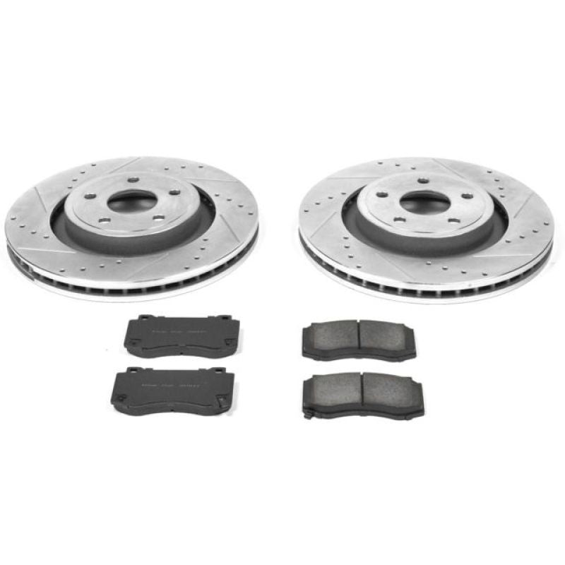 PowerStop Power Stop 06-10 Jeep Grand Cherokee Front Z23 Evolution Sport Brake Kit