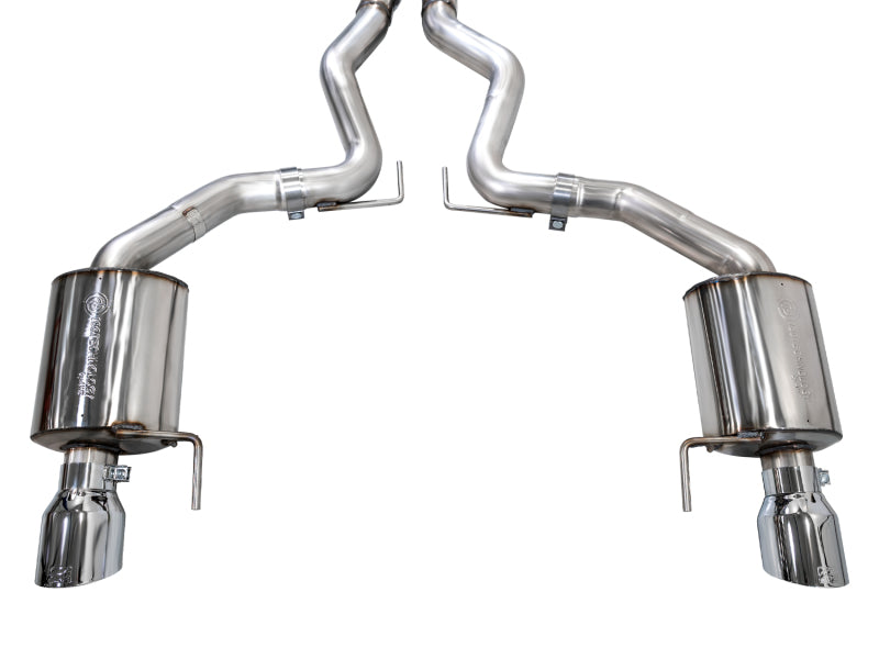 AWE Tuning 2024 Ford Mustang GT Fastback S650 RWD Touring Catback Exhaust w/ Dual Chrome Silver Tips