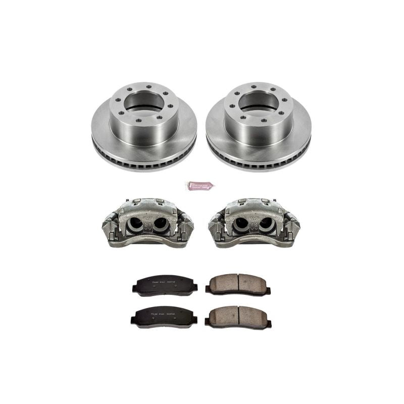 PowerStop Power Stop 10-12 Ford F-450 Super Duty Front Autospecialty Kit w/Cals