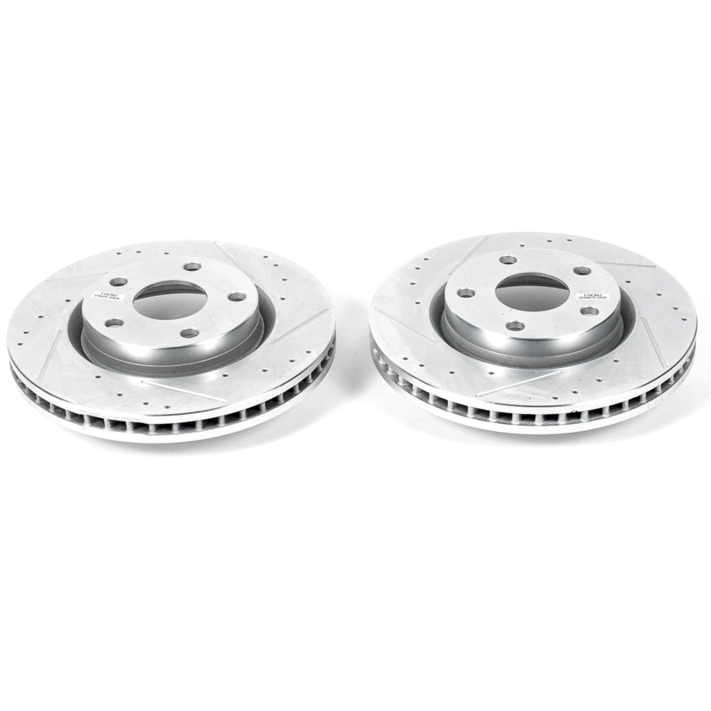PowerStop Power Stop 08-09 Pontiac G8 Front Evolution Drilled & Slotted Rotors - Pair