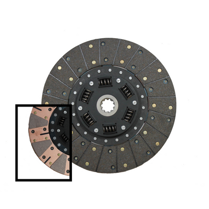 McLeod Racing McLeod Disc Perf. Sprung Hub Brz Button Facing 11in X 1-3/16 X 18 Spline