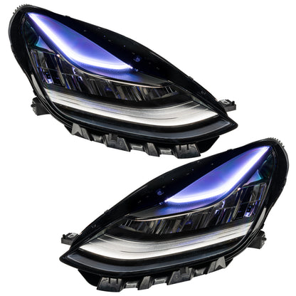 ORACLE Lighting Oracle 17-21 Tesla Model 3 Headlight DRL Upgrade Kit - ColorSHIFT