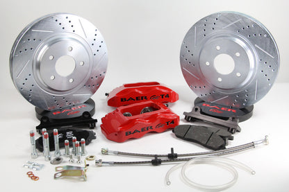 Baer Brakes 94-04 Ford Mustang (SN95) 13in Track4 Front SDZ Brake Kit - Red