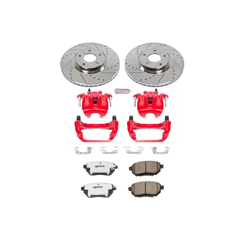 PowerStop Power Stop 06-07 Nissan Murano Front Z26 Street Kit w/Cals