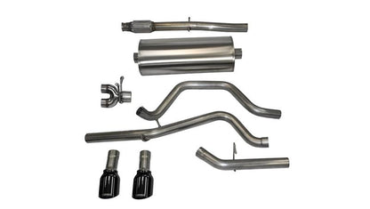 CORSA Performance Corsa 2014-2019 C Sierra/Chevy Silv 1500 Crew Cab/Std. Bed 5.3L V8 Black Sport Dual Rear CB Exhaust
