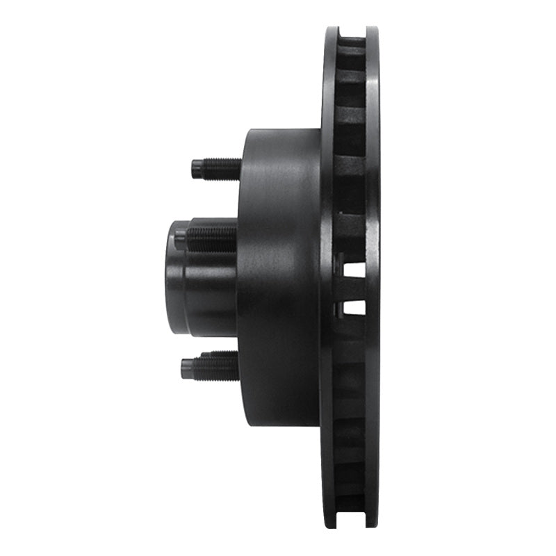 R1 Concepts R1 95-97 Ford Ranger (USA/Canada) Front Left Drilled & Slotted Black Brake Rotor