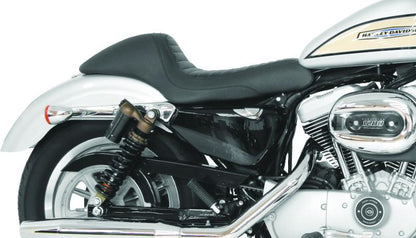Mustang Motorcycle Mustang 04-21 Harley Sportster Cafe Solo Seat - Black
