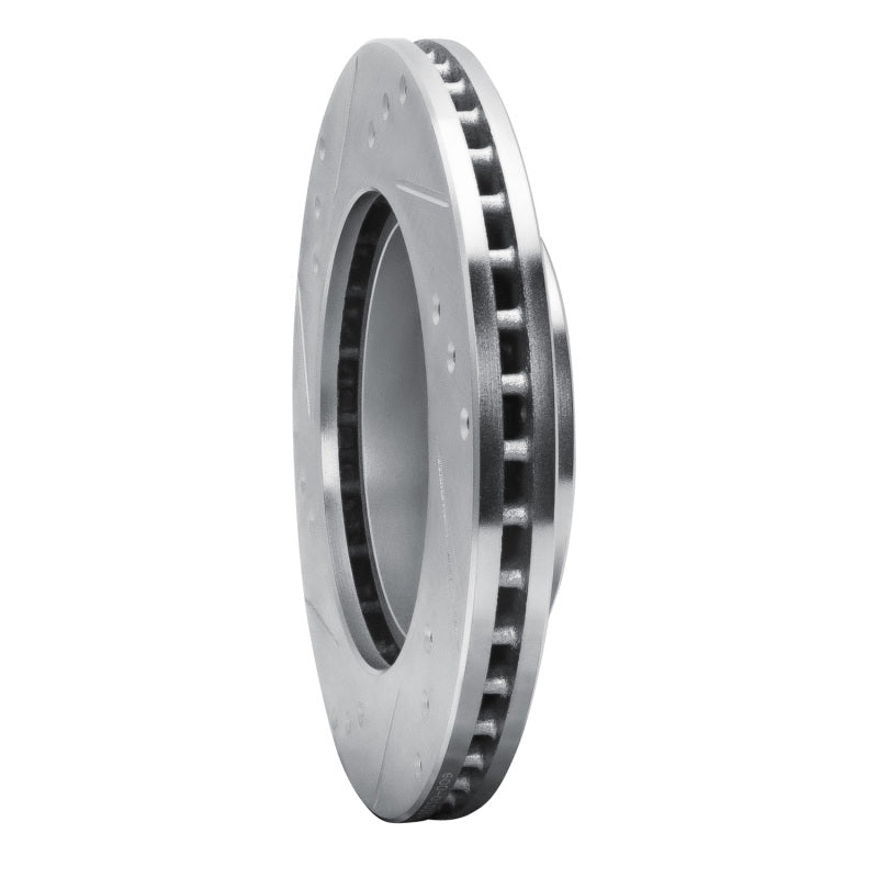 R1 Concepts R1 86-92 Ford Taurus (Excl SHO) Rear Right Front Right Drilled & Slotted Silver Brake Rotor