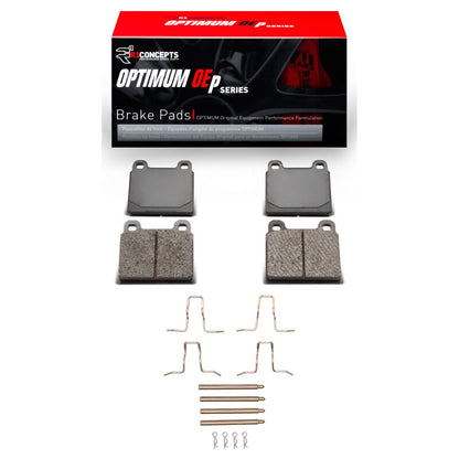 R1 Concepts R1 63-76 Mercedes-Benz 300SEL Front Optimum OE Pads & Hardware Kit