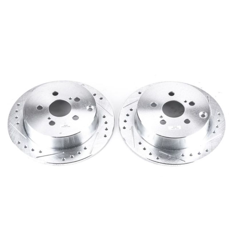 PowerStop Power Stop 03-06 Pontiac Vibe Rear Evolution Drilled & Slotted Rotors - Pair
